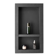 Shower Niche 40.6 x 71.1 x 10.2 cm Recessed Wall Shelf for Bathroom