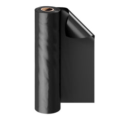 Plastic Sheeting Heavy Duty 10' x 100', 6 Mil Thick Plastic Sheeting Roll, Plastic Drop Cloth Painters Tarp, Polyethylene Covering for Crawl Space Vapor Barrier, Multi-Purpose, Black