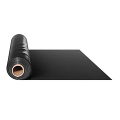 Plastic Sheeting Heavy Duty 10' x 100', 6 Mil Thick Plastic Sheeting Roll, Plastic Drop Cloth Painters Tarp, Polyethylene Covering for Crawl Space Vapor Barrier, Multi-Purpose, Black
