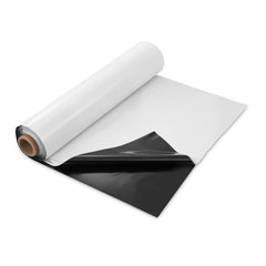 6Mil Plastic Sheeting Roll 10 x 100 FT Heavy Duty Film Black & White