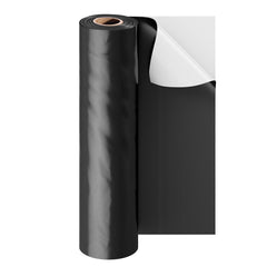 6Mil Plastic Sheeting Roll 10 x 100 FT Heavy Duty Film Black & White