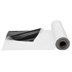 14 Mil Plastic Sheeting Heavy Duty 10' x 100', Thick Plastic Sheeting Roll, Plastic Drop Cloth Painters Tarp Covering for Crawl Space Vapor Barrier, Black and White Double-Sided, Multi-Purpose