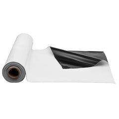 14 Mil Plastic Sheeting Heavy Duty 10' x 100', Thick Plastic Sheeting Roll, Plastic Drop Cloth Painters Tarp Covering for Crawl Space Vapor Barrier, Black and White Double-Sided, Multi-Purpose