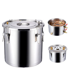 Moonshine Still Water Alcohol Distiller 8Gal w/Thumper Keg & 8W Water Pump
