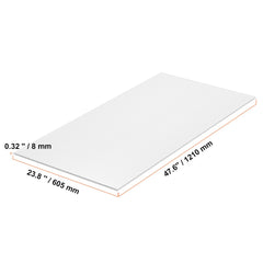 5 Pack Polycarbonate Greenhouse Panels 2' X 4' X 0.32'' Roof Sheets