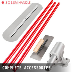Vevor Bull Float Concrete Float 900x200mm Concrete Tool, Trowel Float Handle & Bracket