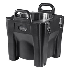 Insulated Food Carrier, 30L Capacity, Stackable Catering Hot Box with Stainless Steel Barrel, Top Load LLDPE Food Warmer with Integral Handles Buckles Stationary Base, for Restaurant Canteen, B