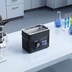 3L Ultrasonic Cleaner, Professional Ultrasonic Cleaner Machine with Knob Control, Stainless Steel Cleaning Machine with Basket and Cleaning Ball, for Watches, Razors, Jewelry, Coins and More