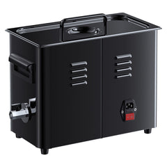 6L Ultrasonic Cleaner, Professional Ultrasonic Cleaner Machine with Knob Control, Stainless Steel Cleaning Machine with Basket and Cleaning Ball, for Watches, Razors, Jewelry, Coins and More