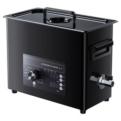 6L Ultrasonic Cleaner, Professional Ultrasonic Cleaner Machine with Knob Control, Stainless Steel Cleaning Machine with Basket and Cleaning Ball, for Watches, Razors, Jewelry, Coins and More