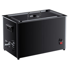 30L Ultrasonic Cleaner, Professional Ultrasonic Cleaner Machine with Knob Control, Stainless Steel Cleaning Machine with Basket and Cleaning Ball, for Watches, Razors, Jewelry, Coins and More