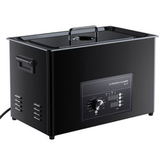 30L Ultrasonic Cleaner, Professional Ultrasonic Cleaner Machine with Knob Control, Stainless Steel Cleaning Machine with Basket and Cleaning Ball, for Watches, Razors, Jewelry, Coins and More