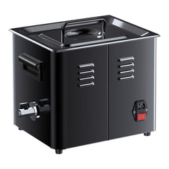 10L Ultrasonic Cleaner, Professional Ultrasonic Cleaner Machine with Knob Control, Stainless Steel Cleaning Machine with Basket and Cleaning Ball, for Watches, Razors, Jewelry, Coins and More