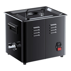 10L Ultrasonic Cleaner, Professional Ultrasonic Cleaner Machine with Knob Control, Stainless Steel Cleaning Machine with Basket and Cleaning Ball, for Watches, Razors, Jewelry, Coins and More