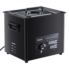 10L Ultrasonic Cleaner, Professional Ultrasonic Cleaner Machine with Knob Control, Stainless Steel Cleaning Machine with Basket and Cleaning Ball, for Watches, Razors, Jewelry, Coins and More