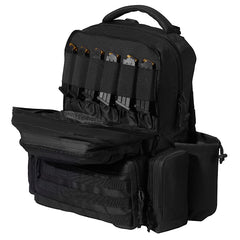 Tactical Range Backpack for 6 Pistols Gun Backpack Black