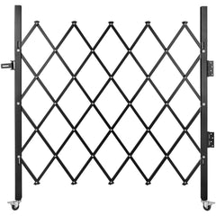 Single Folding Security Gate Folding Door Gate 48"H x 66"W Scissor Gate