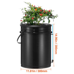 DWC Hydroponics Grow System Deep Water Culture with Top Drip 2 Buckets