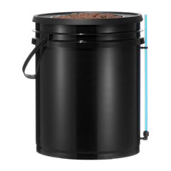 DWC Hydroponics Grow System Deep Water Culture with Top Drip 2 Buckets