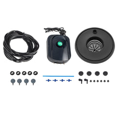 DWC Hydroponics Grow System, Hydroponic Growing System, Deep Water Culture 5-Gallon 4 Buckets, DWC System with Air Pump, Air Stones and Water Level Device for Leafy Vegetables