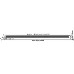 Aquarium Light, 48W Full Spectrum Fish Tank Light with 24/7 Natural Mode, Adjustable Timer & 5-Level Brightness, with Aluminum Alloy Shell Extendable Brackets for 48"-54" Freshwater Planted Tank