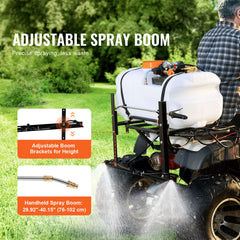 ATV Sprayer 60 L/15.9 Gal ATV/UTV Spot Sprayer with A Nozzle Boom 1.9 GPM