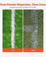 Dry Line Marker 4-Wheel 50 or 100 mm Lines Heavy Duty Steel Chalker 22.7kg