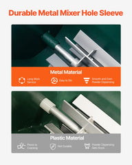 Dry Line Marker 4-Wheel 50 or 100 mm Lines Heavy Duty Steel Chalker 29.5kg