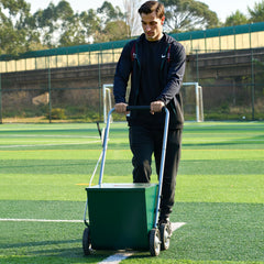 Dry Line Marker 4-Wheel 50 or 100 mm Lines Heavy Duty Steel Chalker 29.5kg