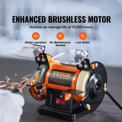 Jewelry Polisher, Bench Grinder Polishing & Buffing Machine, 3590RPM Bench Lathe Polisher with 1 Wool Wheel & 1 Abrasive Fiber Wheel & 1 Grinding Wheel & 100pcs Tools
