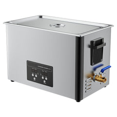 30L Ultrasonic Cleaner, Professional Ultrasonic Cleaner Machine with Cleaning Basket & Digital Display, 480W Stainless Steel 40kHz Industrial Cleaning Machine for Parts, Carburetors, Instruments