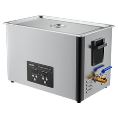 30L Ultrasonic Cleaner, Professional Ultrasonic Cleaner Machine with Cleaning Basket & Digital Display, 480W Stainless Steel 40kHz Industrial Cleaning Machine for Parts, Carburetors, Instruments