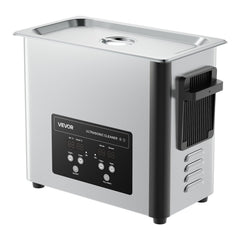6L Ultrasonic Cleaner, Professional Ultrasonic Cleaner Machine with Cleaning Basket & Digital Display, 120W Stainless Steel 40kHz Cleaning Machine for Watches, Razors, Jewelry, Coins and More