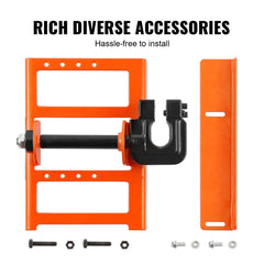 Chainsaw Mill, Vertical Lumber Cutting Guide with 5.1-15.2cm Cutting Width, Cast Iron Portable Timber Chainsaw Attachment, Lightweight Wood Timber Milling Attachment for Builders and Woodworkers