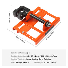 Chainsaw Mill, Vertical Lumber Cutting Guide with 5.1-15.2cm Cutting Width, Cast Iron Portable Timber Chainsaw Attachment, Lightweight Wood Timber Milling Attachment for Builders and Woodworkers