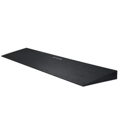 4 cm Rise Cuttable Threshold Ramp for Sweeping Robot, 90 cm Wide Natural Rubber Wheelchair Ramp, Non-Slip Solid Rubber Ramp with Double-Sided Tape for Doorways, Driveways, Bathroom, Smooth Tile