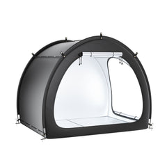 Bike Storage Tent, 4 to 5 Bikes, Outdoor Spacious Bike Storage Tent with Ventilated Window, Waterproof Fan-Shaped Bike Tent with High Strength Fiberglass & Double Door, Fit for Bicycle