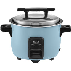Commercial Rice Cooker, 40-Cup Rice Cooker, 8 Liter Large Rice Cooker and Warmer with Nonstick Inner Pot, Fast Cooking and 24-Hour Keep Warm, with Rice Cup and Paddle, for Restaurant