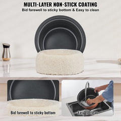 Commercial Rice Cooker 60-Cup Non-Stick Pot 13L 12H Keep Warm Restaurant
