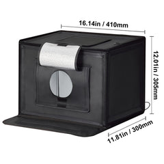 Photo Studio Light Box 3000-5600K Adjustable 3 Color Temperatures,41 x 30 x 30.5cm