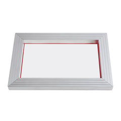Screen Printing Kit, 6 Pieces Aluminum Silk Screen Printing Frames, 25.4 x 35.6 cm Silk Screen Printing Frame with 110 Count Mesh, High Tension Nylon Mesh and Sealing Tape for T-shirts DIY