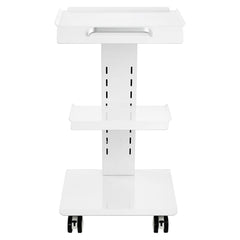 Trolley Cart Dental Lab Mobile Rolling Serving Cart 3 Layers with Socket