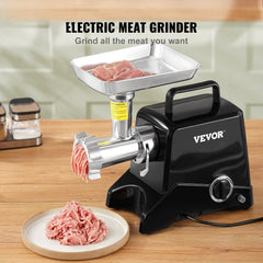 Commercial Electric Meat Grinder 2.27Kg/Min Sausage Stuffer Filler Kitchen