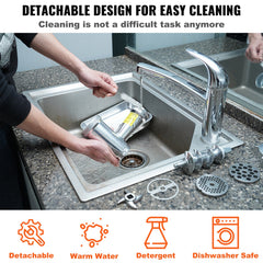 Commercial Electric Meat Grinder 2.27Kg/Min Sausage Stuffer Filler Kitchen