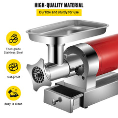 Electric Meat Grinder Machine Electric Meat Mincer 661 Lbs/Hour 1100W