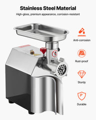 Commercial Electric Meat Grinder 4.5 Lbs/Min Sausage Stuffer Maker Kitchen