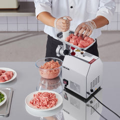 Commercial Electric Meat Grinder 4.5 Lbs/Min Sausage Stuffer Maker Kitchen