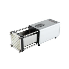 Electric French Fry Cutter, Potato Slicer with 1/2-Inch and 3/8-Inch Stainless Steel Blades, Potato Cutter Chopper w/ Anti-slip Feet, Great for Potato, French Fries, Cucumber, Vegetables, Carrot