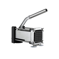 French Fry Cutter, Potato Slicer with 1/2-Inch and 3/8-Inch Stainless Steel Blades, Manual Potato Cutter Chopper with Suction Cups, Great for Potato, French Fries, Cucumber, Vegetables, Carrot