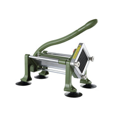 French Fry Cutter, Potato Slicer with 1/2" 3/8" 1/4" Stainless Steel Blades, Manual Potato Cutter Chopper with Suction Cups, Great for Potato, French Fries, Cucumber, Vegetables, Carrot